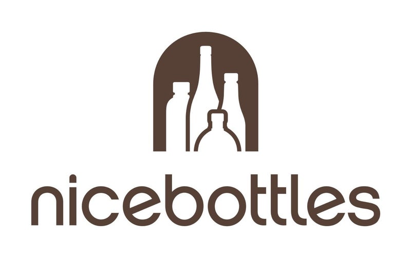 nicebottles Clear Glass Beverage/Sauce Bottles, 12 Oz, White Caps - Case of 12 - Image 3